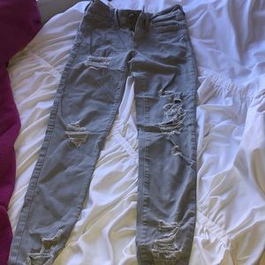 American eagle ripped jeggins